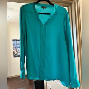 Teal blouse